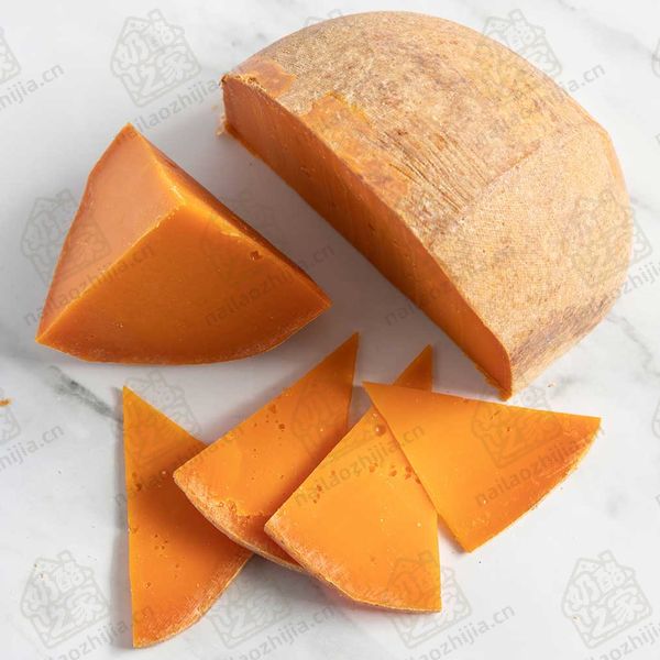 奶酪之家 12个月熟成的米莫莱特奶酪(Aged Mimolette 12 Month)半切图