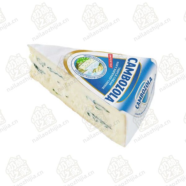 奶酪之家 康宝诺拉蓝纹奶酪（Cambozola Cheese）半切图