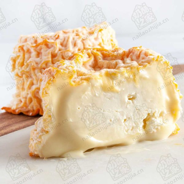 奶酪之家 朗格勒奶酪(AOC)-(Langres AOC Cheese)半切图