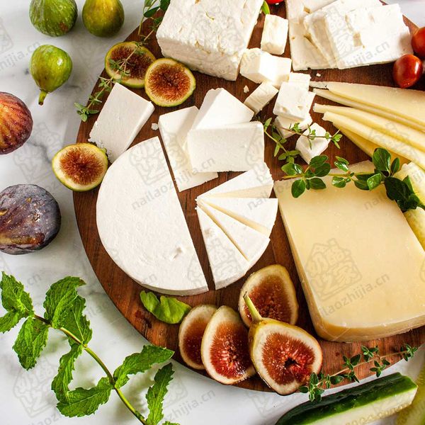 奶酪之家 曼努里奶酪(DOP)-(Manouri DOP Cheese)拼盘图