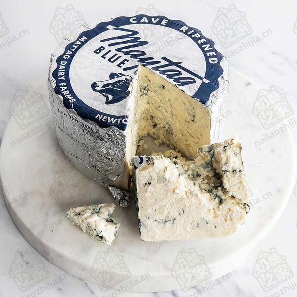 奶酪之家 梅塔格蓝纹奶酪（Maytag Blue Cheese）半切图