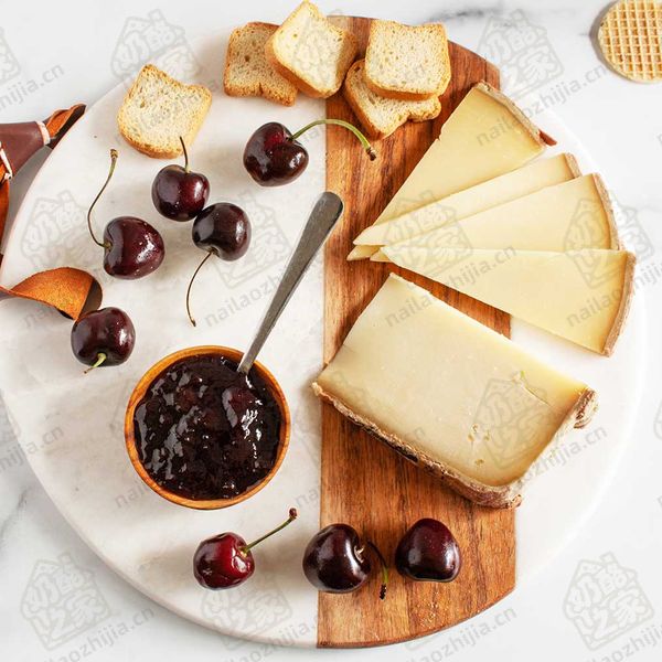奶酪之家 奥索-伊拉蒂奶酪（AOP-6个月熟成）-（Ossau-Iraty AOP Cheese）拼盘图
